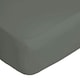 image 2 of Belledorm 200 Thread Count Egyptian Cotton Deep Fitted Sheet - Slate - Superking