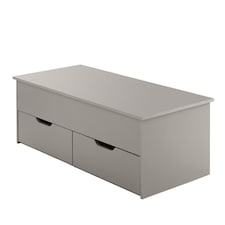Wooden Coffee Table With Lift Up Top and 2 Large Storage Drawers Bruges | Grey