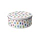 image 4 of Rainbow Polka Dots Small Cake Tin