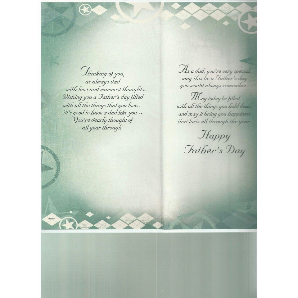 image 1 of With Love Dad Happy Father's Day card