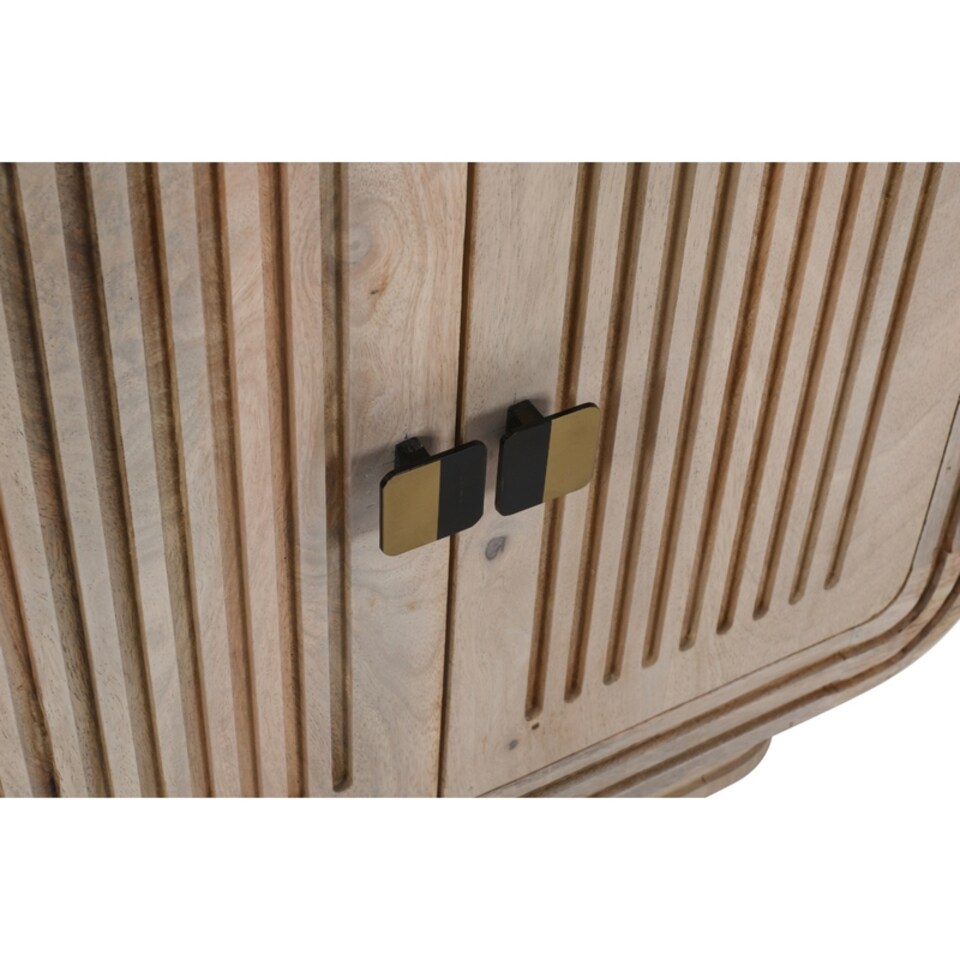 image 1 of Hudson Carved Mini Sideboard - Mango Wood - L40 x W63 x H63 cm | Brown