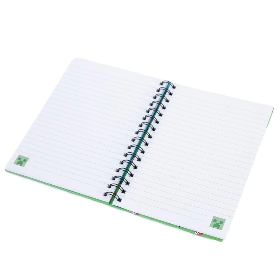 image 1 of Minecraft Logo Notebook - Multicoloured - One Size