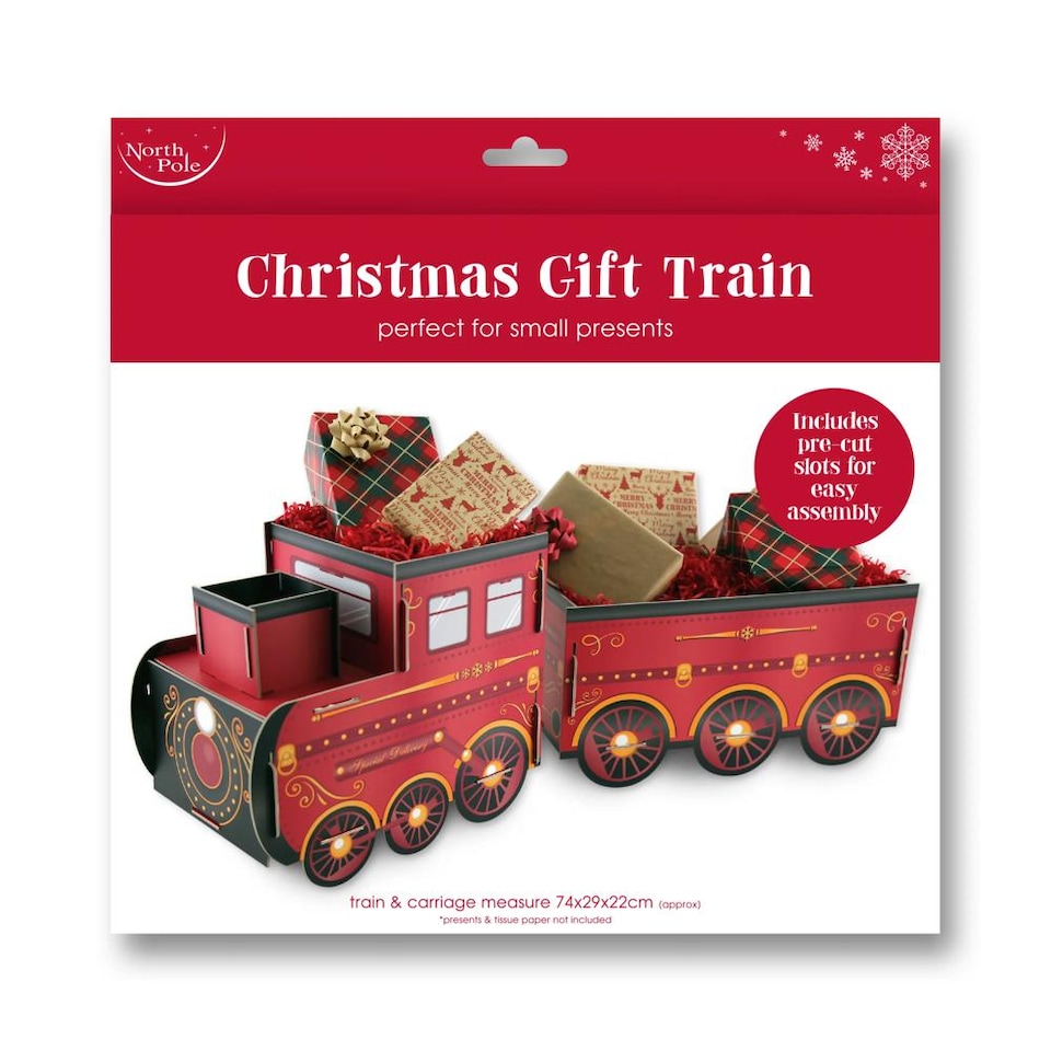 image 1 of Christmas Present Gift Train