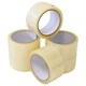 image 3 of 4 x Clear Super Sticky Long Lasting Low Noise 50mm x 66m Parcel Sealing Packaging Tape