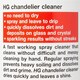 image 5 of HG Chandelier Cleaner Spray, 500ml