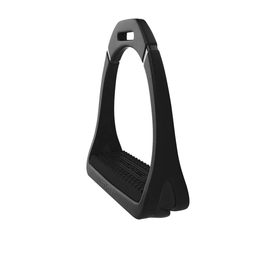 image 1 of Compositi Unisex Adult Premium Profile Horse Stirrups - Black - One Size