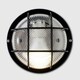 image 2 of ValueLights Modern Black IP44 Rated Outdoor Garden Security Round Bulkhead Wall Light