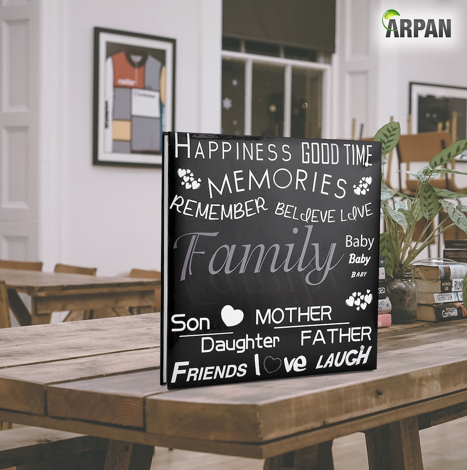 image 1 of ARPAN Large 3-Ring Binder Photo Album Holds 500 Photos 6x4" (10x15cm) – Slip In Pocket Picture Album for Wedding, Baby, Birthday, Family & Travel Memories