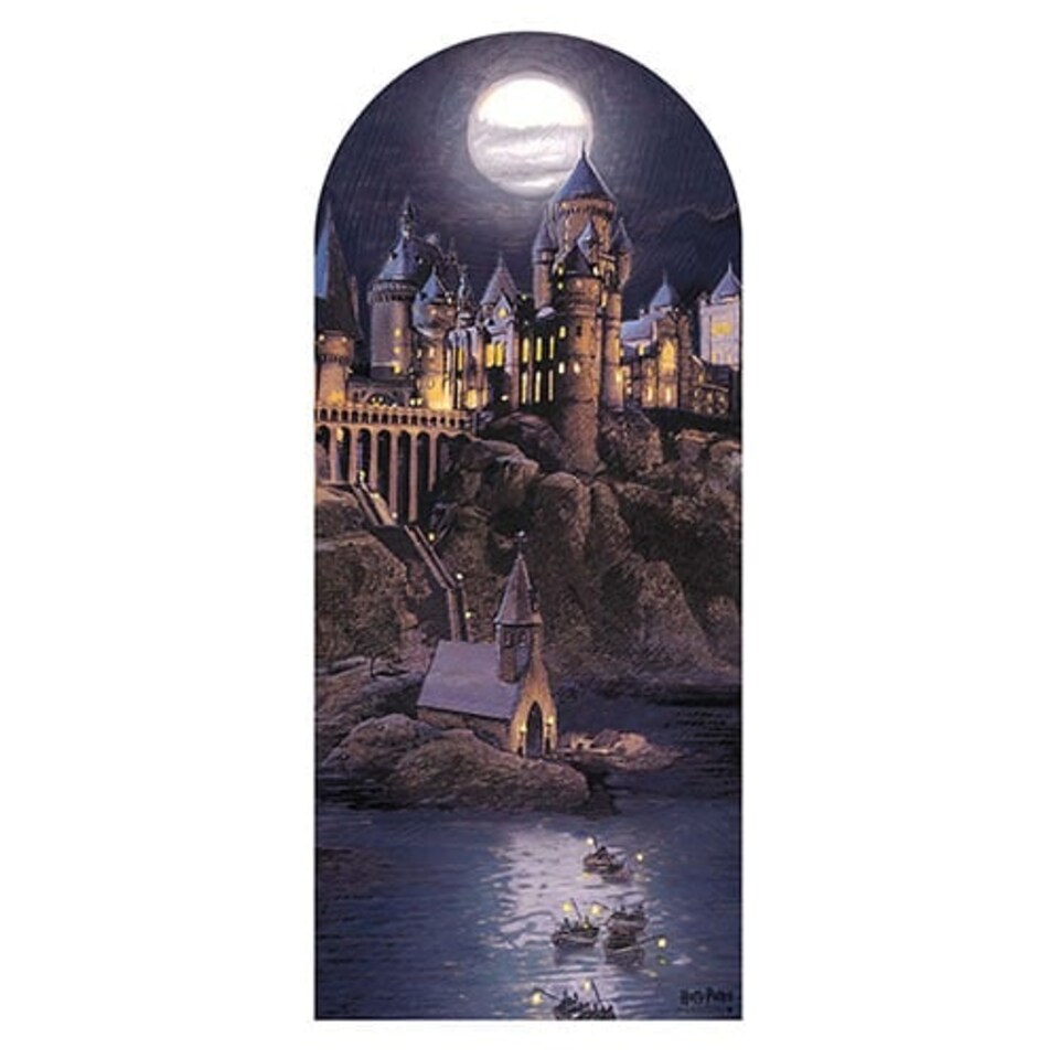 Nighttime Hogwarts Harry Potter Single Backdrop Cardboard Cutout 185cm