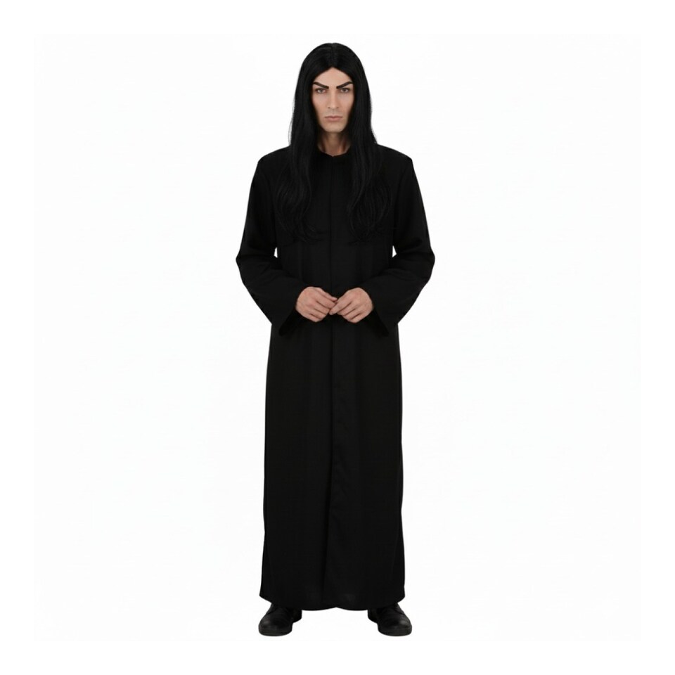 image 1 of Magical Professor Costume - 2 Pcs - Jacket & Wig | Black | XL