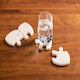 image 5 of Interiors By Premier Set Of Four Marble Jigsaw Coasters, Durable Natural Stone Coasters For Home & Kitchen
