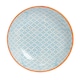image 7 of Nicola Spring Hand-Printed Sauce Dishes - 10cm - Blue - Pack of 3 | Blue | Blue