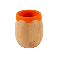 Tiny Dining Bamboo Baby Trainer Cup - 130ml - Orange | Orange | Orange
