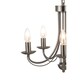 image 5 of COSYLYTE Elmore 5 Light Traditional Classic Metal Pendant Light - Brushed Nickel | Silver | Brushed Nickel | 1