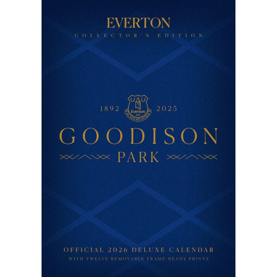 EVERTON FC 2026 A3 DELUXE CALENDAR