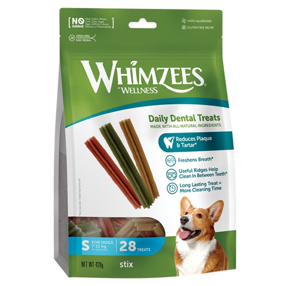 image 1 of Whimzees Stix Small 12 Cm 24pk (+ 4 Foc) (Pack of 6)