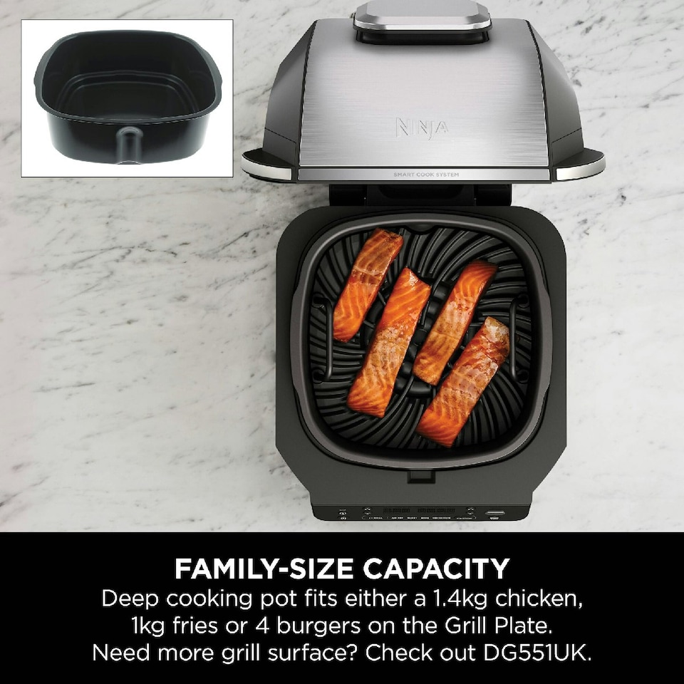 image 1 of Ninja 5 in 1 Grill & Air Fryer EG351UK