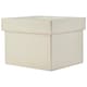 image 1 of Cuir Leather Effect Cream Storage Box