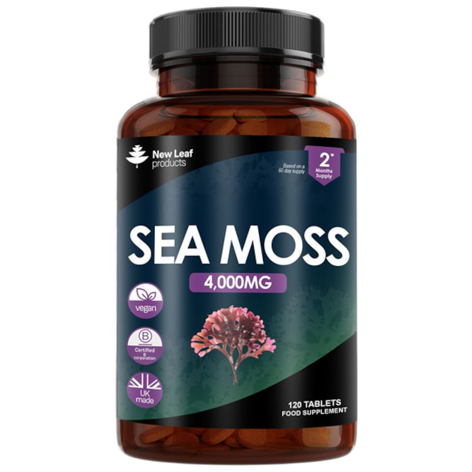 image 1 of Sea Moss Tablets Extract 120 High Strength 4000mg