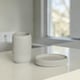 image 1 of Showerdrape Alexandria Bathroom Accessory Set - Soap Dish & Tumbler | Cream | 1