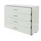 image 3 of Lido, 4 Chest Of Drawers White