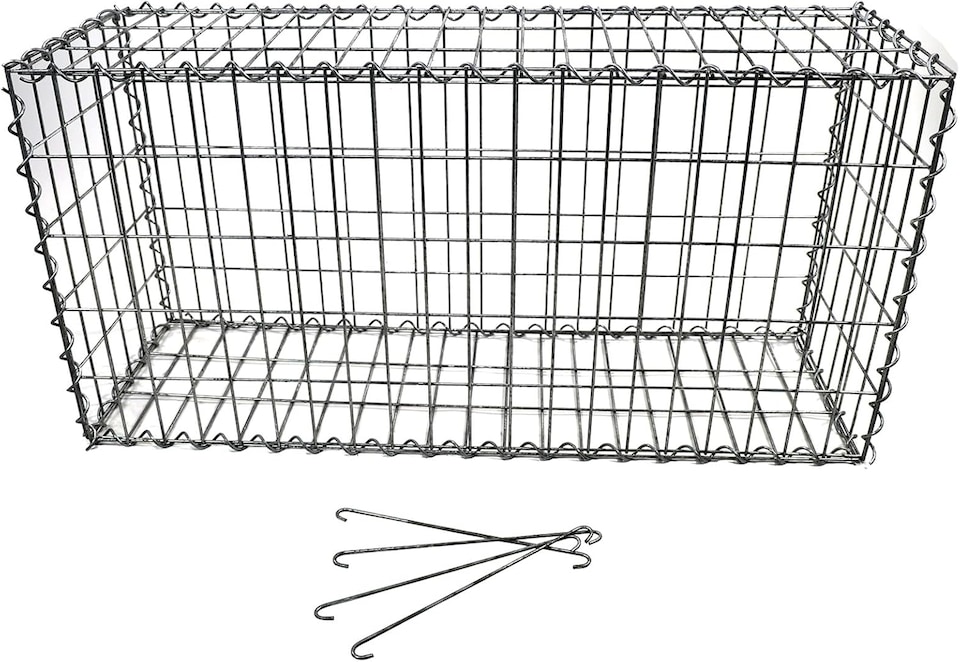 image 1 of Actiasgear Heavy Duty Galfan Coated Gabion Baskets – Retaining Wall & Garden Wire Stone Cages – Easy Assembly with Helical – Multiple Options Available (100cm x 50cm x 30cm)