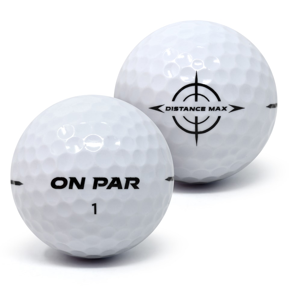 image 1 of On Par Distance Max Golf Balls - 12 Pack | White