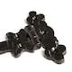 image 2 of Hammer & Tongs Ornate T-Hinge - W155mm - Black | Black | Black