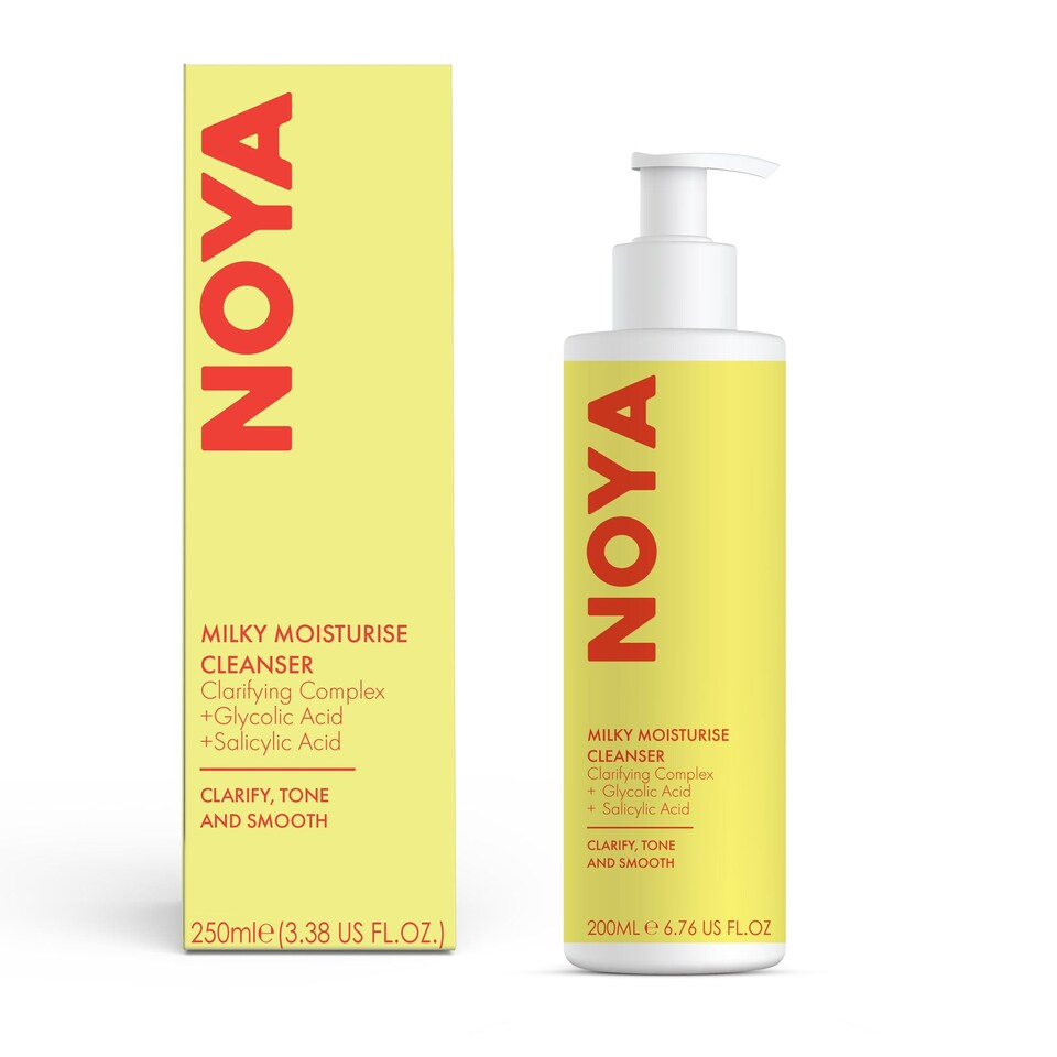 image 1 of NOYA Milky Anti-Ageing Moisturising Cleanser 200ml for Acne, Blemishes, Large Pores, Dullness