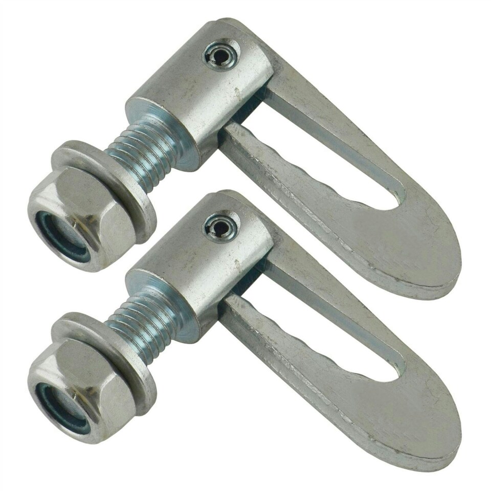 image 1 of Tailboard Tailgate Hinge & Drop Catch Latch Antiluce Set Trailer Truck Bolt On Silver