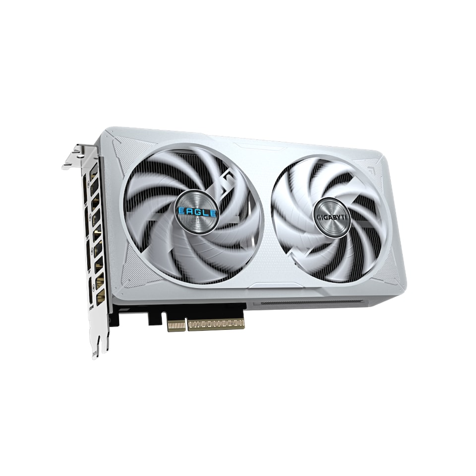 image 1 of Gigabyte GeForce RTX 5060 EAGLE ICE 8GB GDDR7 OC Graphics Card - White