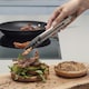 image 2 of Zeal Silicone Mini Tongs, 20cm, Dark Grey
