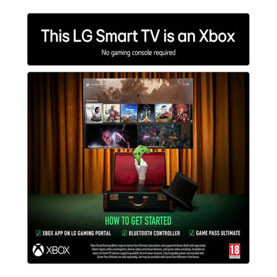 image 1 of LG OLED77C56LB 77" 4K OLED Smart TV with Dolby Vision & Atmos