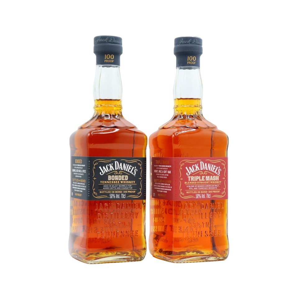 Jack Daniel's - Bonded & Triple Mash Bundle Whiskey (2 x 70cl)