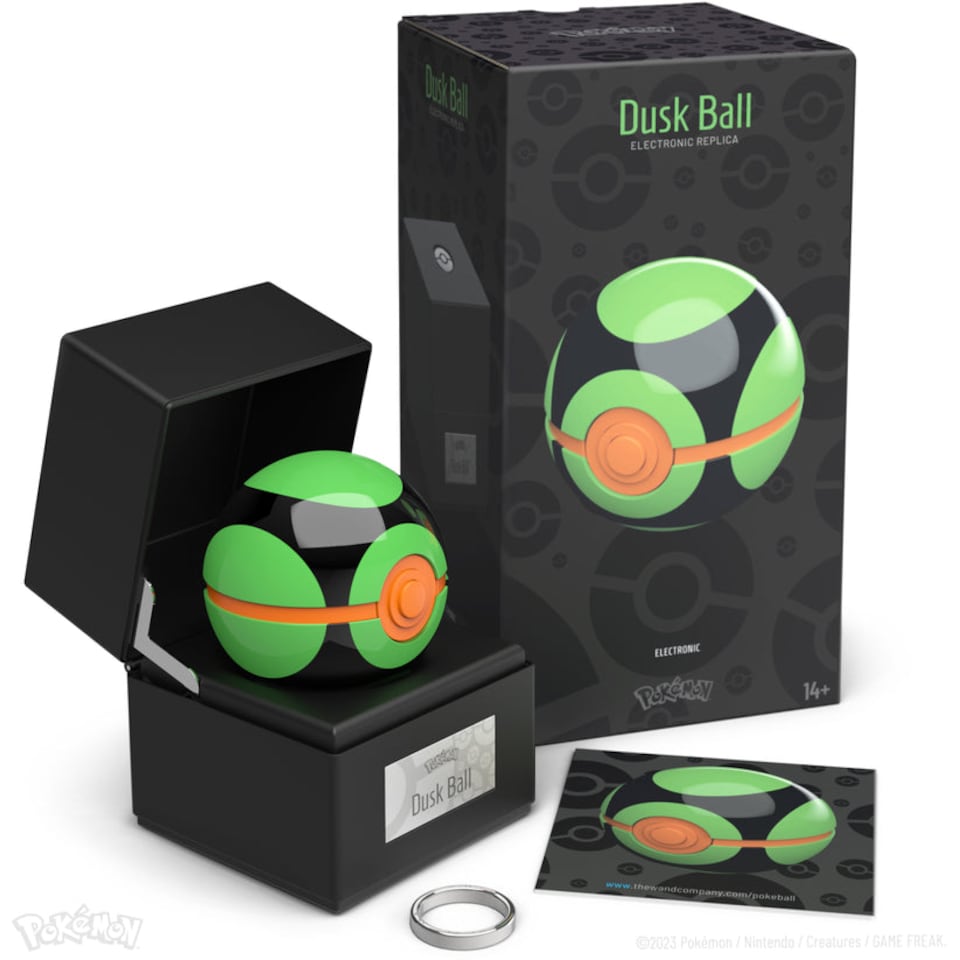 image 1 of Pokémon Die-Cast Dusk Ball Replica | Black