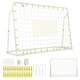 image 4 of 2-in-1 Kids Soccer Rebounder & Soccer Goal 6.1’ x 4’ Adjustable Soccer Goal