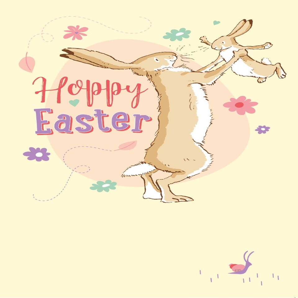 image 1 of Guess How Much I Love You Happy Easter Card