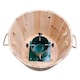 image 3 of Holly International Barrel Insert Green Metal Christmas Tree Stand for Trees up to 8ft