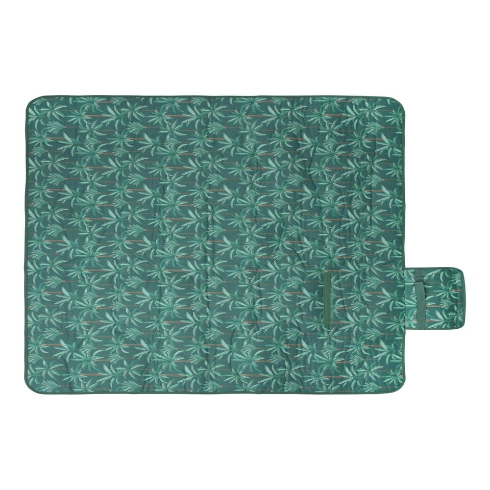 image 1 of Mountain Warehouse Picnic Mat Water Resistant Compact Carry Handle Green | Dark Green | One size