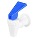 image 1 of SPARES2GO Universal Water Dispenser Tap Spigot Cooler Bottle Lever Faucet Spout (Blue / Cold, 15mm Internal Thread) Blue