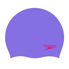 Speedo Childrens/Kids Silicone Swimming Cap - Purple/Red - One Size