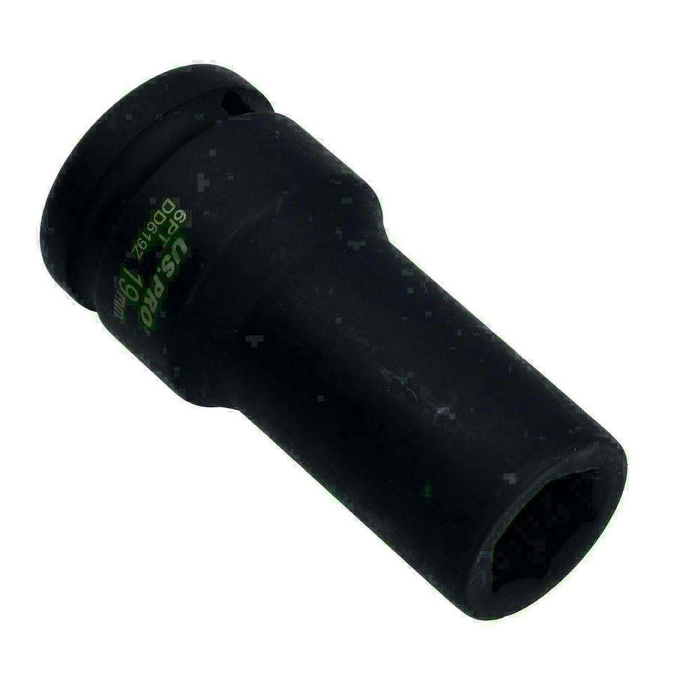 image 1 of 3/4" Drive 19mm Deep Metric MM Impact Impacted Socket 6 Sided Single Hex