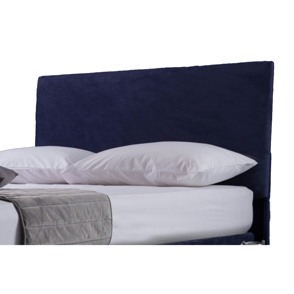 Belledorm Faux Suede Headboard Cover - Navy - Single