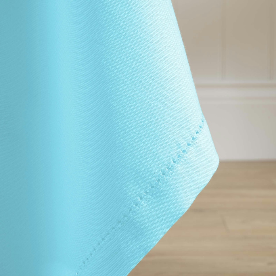 image 1 of Homescapes Blue Tablecloth - 178 x 300 cm Blue