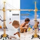 image 5 of Remote Control Crane Toy Construction Vehicles Educational RC Crane Toy for Kids