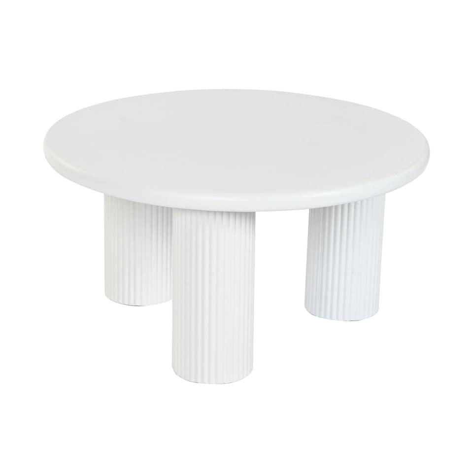 image 1 of Side table Home ESPRIT White 75 x 75 x 40 cm N/A