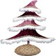 image 1 of 47cm Tree Burgundy & Gold