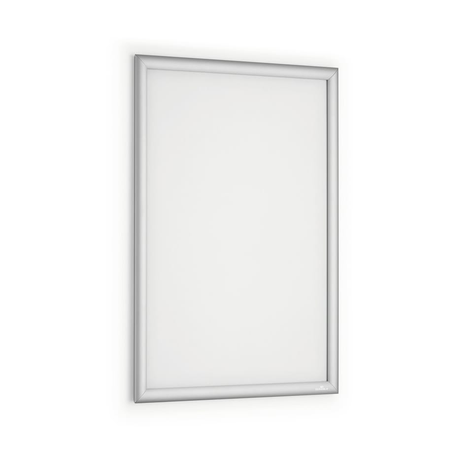 image 1 of Durable Outdoor Snap Frame Weatherproof Poster Holder Notice Board | A2 Silver