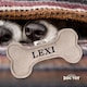 image 2 of History & Heraldry Pre-Personalised Squeaky Bone Dog Toy - Lexi