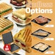 image 4 of SPARES2GO Microwave Toastie Maker Sandwich Grill Microwaveable Grilled Non-stick Silicone